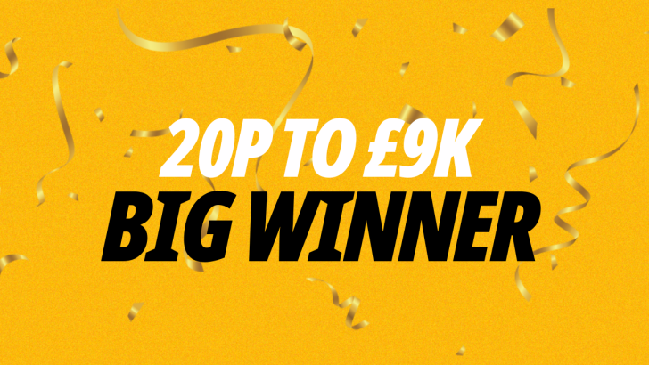 Big Winners on Betfair punter wins £9K